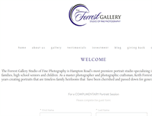 Tablet Screenshot of forrestphoto.com